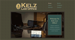 Desktop Screenshot of kelzlawoffice.com